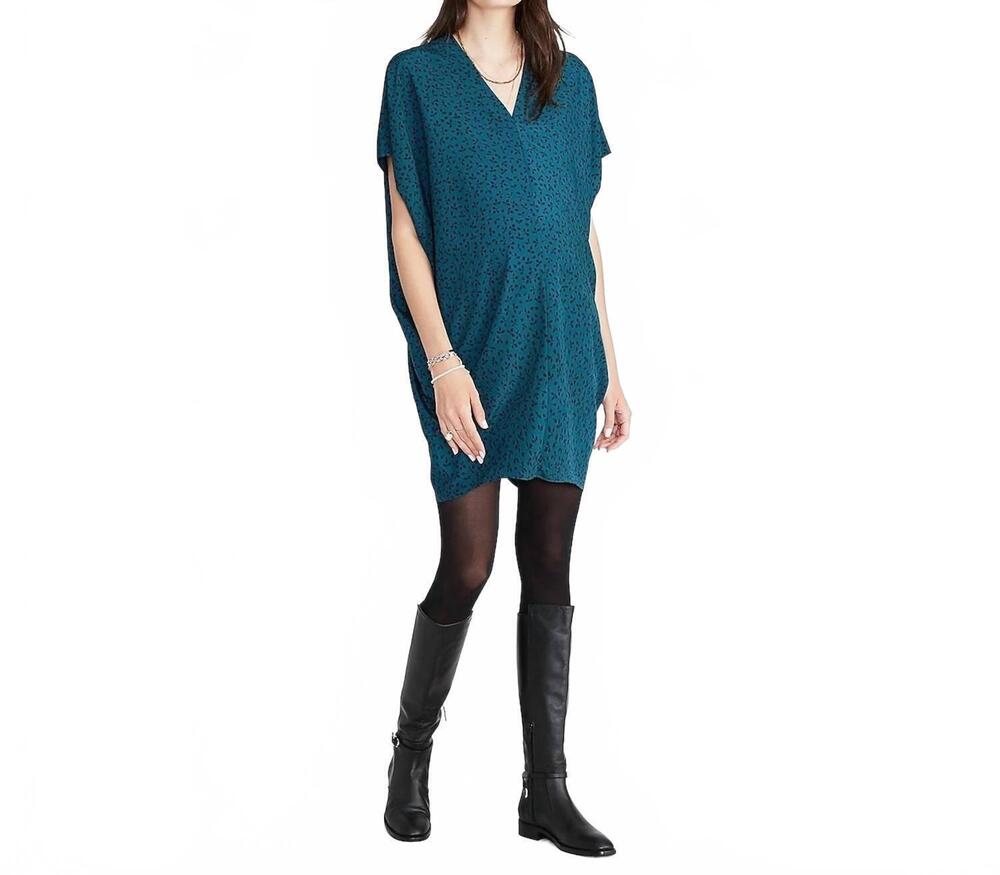 NEW HATCH the slouch maternity dress in jade